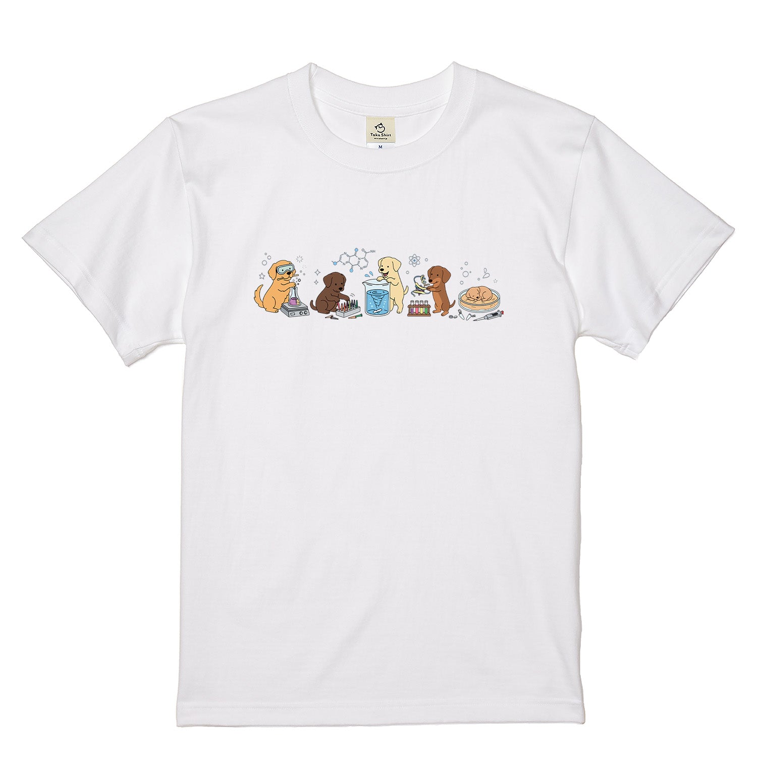 ラボの実験犬たち 犬Tシャツ | ギフト・おもしろデザイン